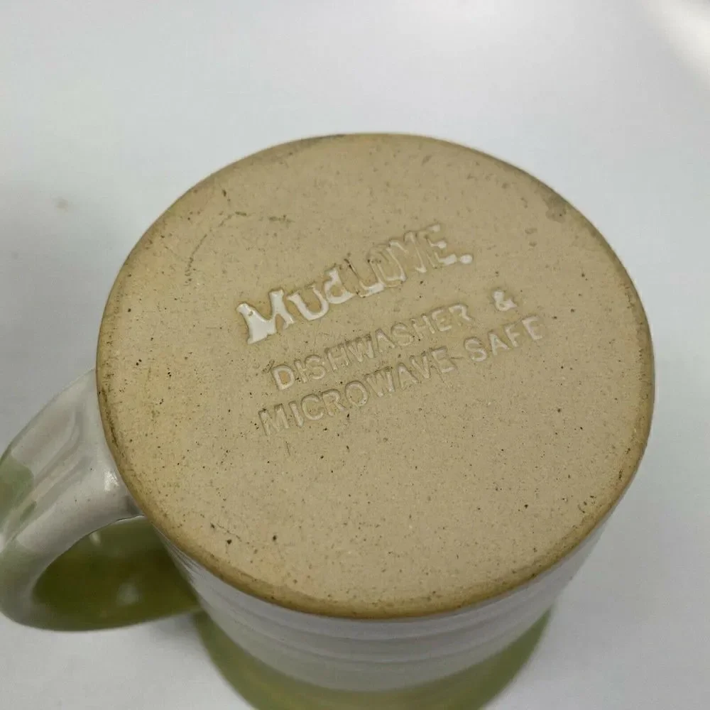 Mud Love Cerulean Coffee Mug Glazed with Handle